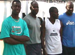 From left:Isaiah Adekanmbi, Jocelyn Thomas, Hakeem Ogunyemi and Josephus Thomas