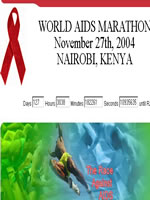 AIDS marathon poster