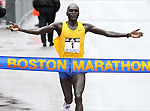 Kenya's Robert Kipkoech Cheruiyot wins at the 2007 Boston Marathon - Source: Boston Marathon