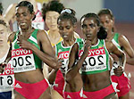 Tirunesh Dibaba leads the Ethiopian sweep of the 10,000m medals