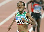 Meseret Defar of Ethiopia