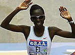 Kenya's Catherine Ndereba winning Boston Marathon in 2004 - Source: BBC Sport