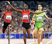 Ngeny overtakes El Guerrouj to win men's 1,500 in Sydney -Source:CNNSI/AP