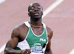 Portugal's Nigerian-born Francis Obikwelu in Nigeria's colours in 1999.