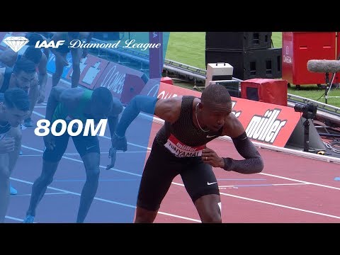 Emmanuel Korir 1.42.05 Wins Men's 800m - IAAF Diamond League London 2018