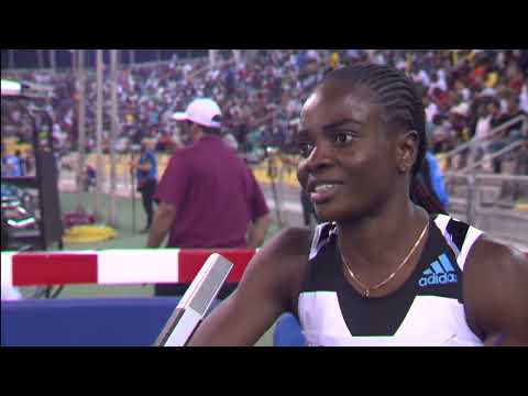 Tobiloba Amusan (Nigeria): "I'm healthy. That's the most important thing" - Doha Diamond League 2022